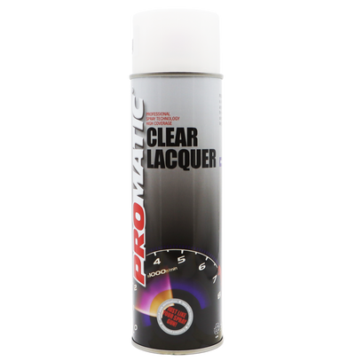 Aerosol Clearcoat: Promatic Clear Lacquer 500ml