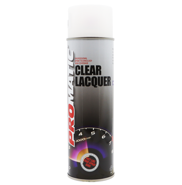 Aerosol Clearcoat: Promatic Clear Lacquer 500ml