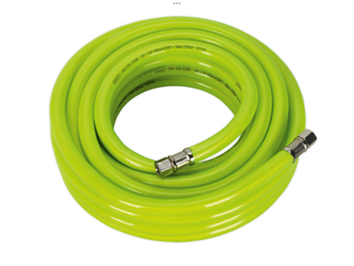 Air Filter/Regulators/Air Hose: Air Hose High Visibility 1/4BSP