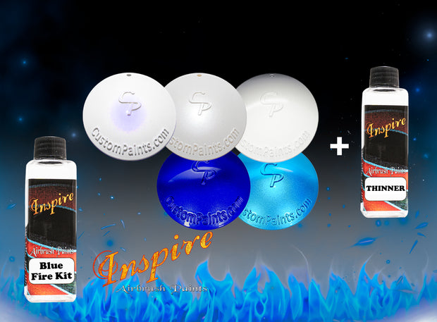 Inspire Airbrush Blue Fire Kit