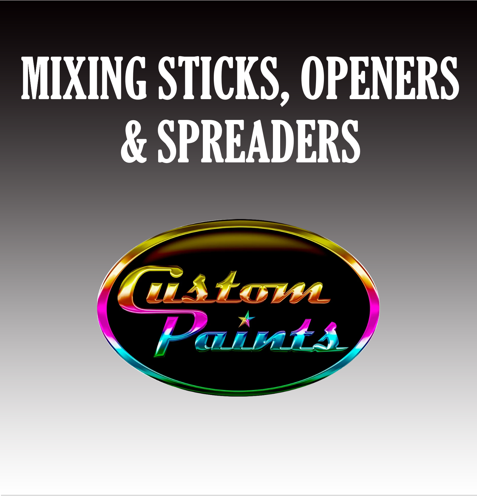 Mixing Sticks, Openers & Spreaders Selection Custom Paints UK and Europe