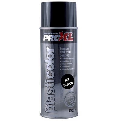 Aerosol: ProXL Plasticolour Jet Black 400ml