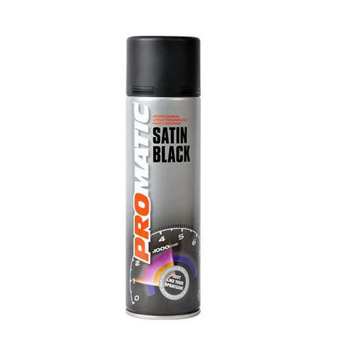 Aerosol: Promatic Gloss Black 500ml