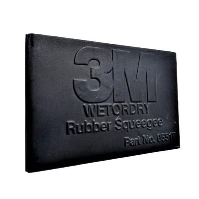 Brushes, Applicators & Guns: 3M 107MM X 70MM WET OR DRY RUBBER SQUEEGEE